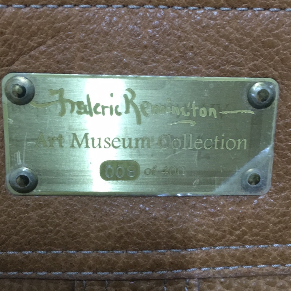 JW HULME Tote / Frederic Remington Collection.